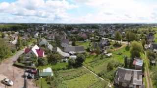 preview picture of video 'Dūkštas nuo cerkvės pastolių / Panorama of Dukstas'