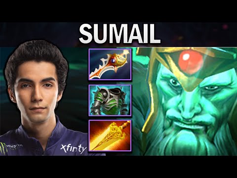 SUMAIL WRAITH KING WITH DIVINE RAPIER - DOTA 2 7.28 GAMEPLAY