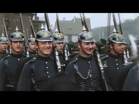 Germany 1914 // HD Colorization — Corporals in Training Arrive at Wetzlar
