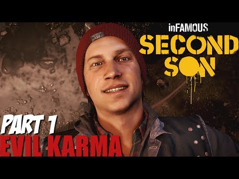 Infamous Second Son Gameplay Walkthrough Part 1 - Evil Karma Playthrough