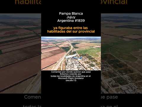 Pampa Blanca, Jujuy desde el Microsoft Flight Simulator #Pampablanca #jujuy #argentina #msfs2024