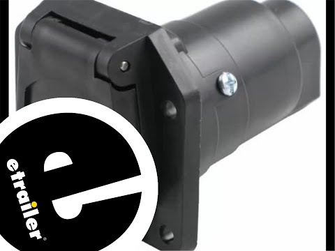 etrailer | All About the Pollak Black Plastic, 7-Pole, RV Blade-Style Trailer Socket