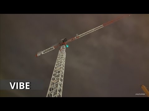 Warszawa / Warsaw VIBE - budowa kompleksu biurowego z wieżą 95 m / Construction of VIBE - 28.12.2022