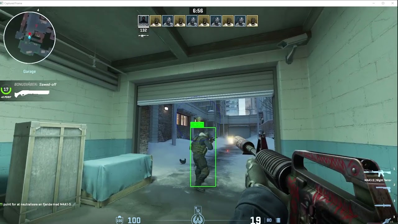 CS2 object detection with aimbot (YOLOv4-tiny)