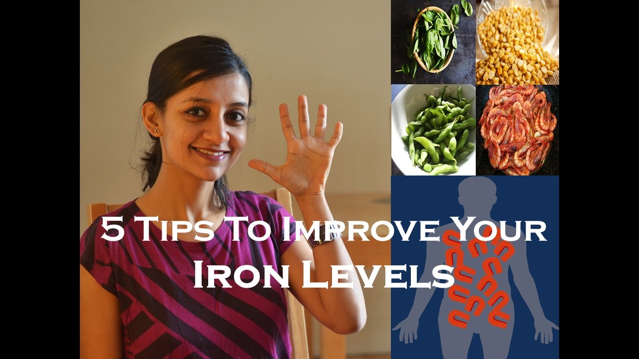How to improve and increase your low iron levels: 5 simple tips
