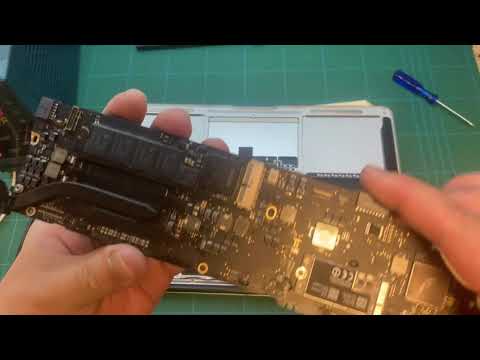 Macbook air 13 not power on water damage repair
