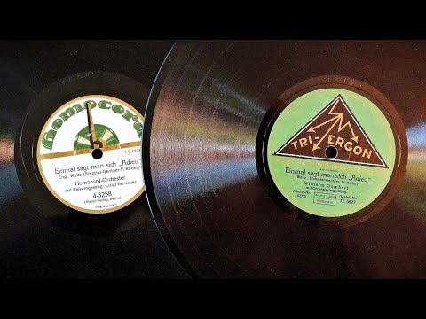 2 x "Einmal sagt man sich Adieu!" - Luigi Bernauer a. Wilhelm Gombert.  Ft. Brigitte Helm photos !