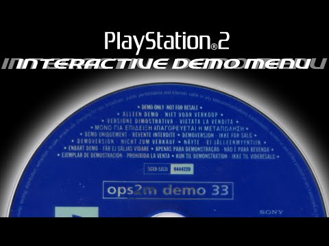 PS2 OPS2M UK Demo 33 Interactive Menu