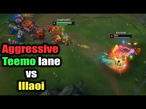 Agreesive version of Teemo vs Illaoi [Full Match]