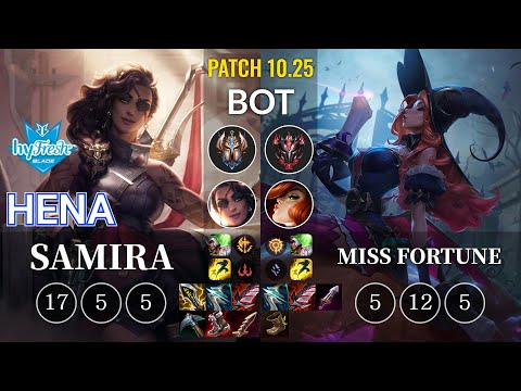 hyF Hena Samira vs Miss Fortune Bot - KR Patch 10.25