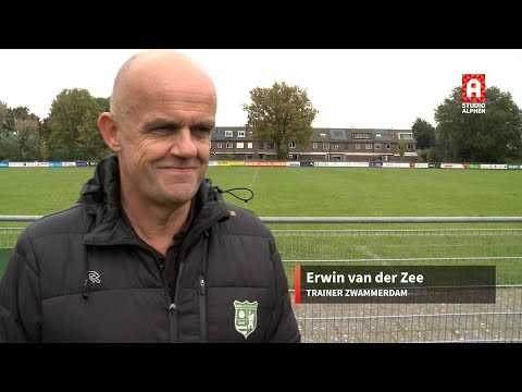 Interview met trainer Erwin van der Zee na afloop Zwammerdam - Aarlanderveen (19 oktober 2024)