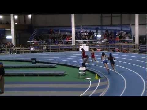 Women 400m Dash Heat 3 Mountain West Indoor T&F Champs 2013