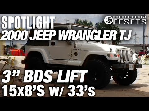 Spotlight - 2000 Jeep Wrangler TJ , 3" Lift, 15x8 -22's, and 33's
