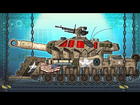 Monster Wiedergeboren! Amerikanischer B.O.B.R. – Zeichentrickfilme über Panzer