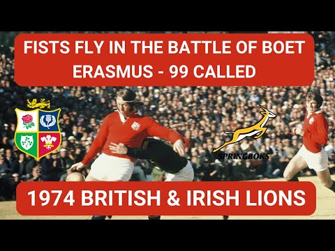 Biggest Fight in Rugby History? Lions vs Springboks 1974 #lionsrugby   #Springbok #Controversy