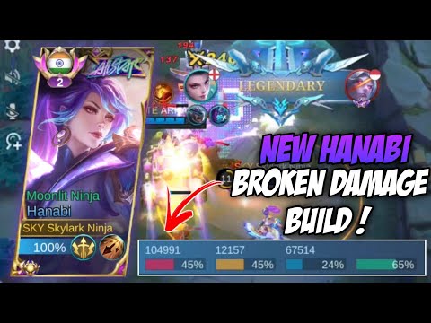 NEW HANABI BROKEN DAMAGE BUILD ! HANABI BEST BUILD FOR 2023