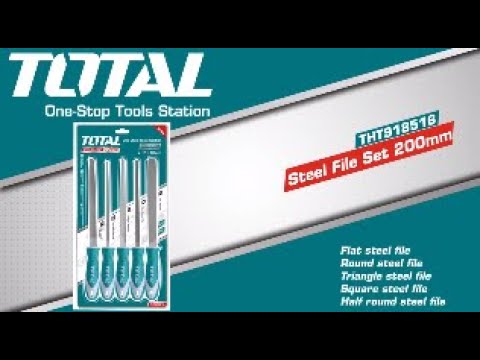 Features & Uses of Total Steel File Set 8"