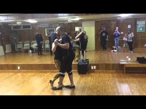 Kizomba Harmony Billy and Monica Kay Freestyle Kizomba Demo Corpus Christi 2/14/15
