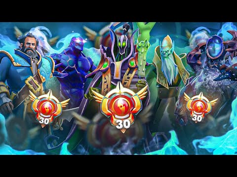 How 5x LVL 30 GRANDMASTER really play Dota 2