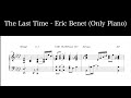 The Last Time _ Eric Benet (Piano Inst Version)  #Transcription #accompaniment #반주 #ericbenet #pop