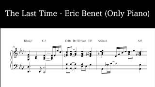 The Last Time _ Eric Benet (Piano Inst Version)  #Transcription #accompaniment #반주 #ericbenet #pop