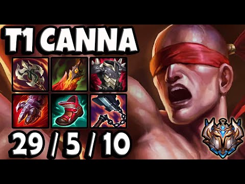 T1 Canna LEE SIN vs MORDEKAISER [ TOP ] Korea Challenger Patch 11.10 ✅