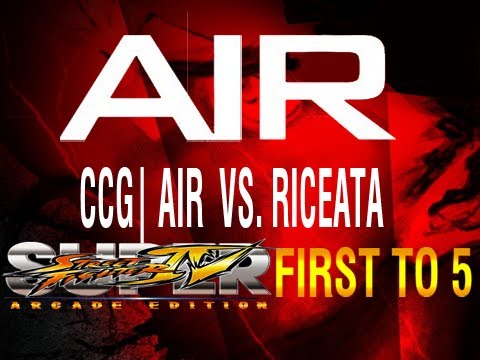 SSF4AE:2012 FT5 - Air (Ryu) vs Riceata (Blanka)