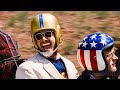 Jack Nicholson rides a motorcycle with a football helmet | Easy Rider | CLIP