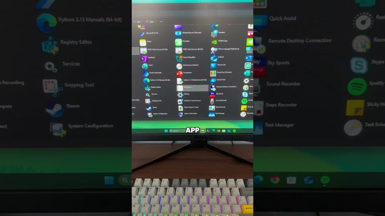 How to View All Apps Folder on Windows 10/11