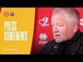 Chris Wilder | Brentford v Sheffield United | Pre-match press conference