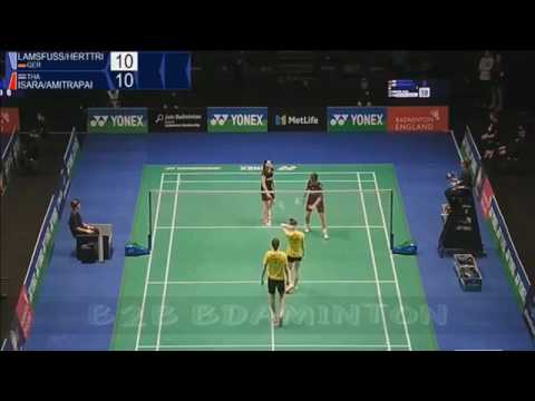 2017 Yonex All England Open R32 XD Bodin Savitree vs Mark LAMSFUSS Isabel HERTTRICH