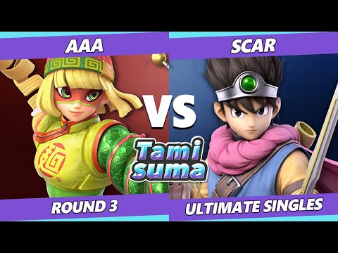 TAMISUMA 228 Round 3 - AAA (Min Min) Vs. Scar (Hero) SSBU Smash Ultimate