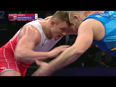 BRONZE FS - 125 kg: R. BARAN (POL) v. O. KHOTSIANIVSK (UKR)