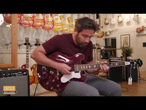 Epiphone Artist Noel Gallagher Riviera Dark Wine Red image 10
