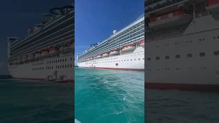 Up close next to Cruise Ship! (P&O Pacific Encounter) #boat #sea #ship