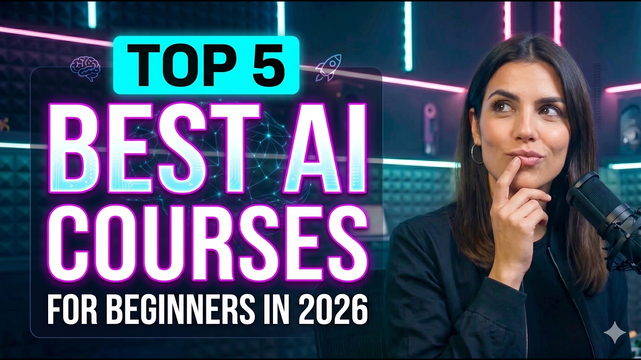 Top 5 Best AI Courses for Beginners in 2026
