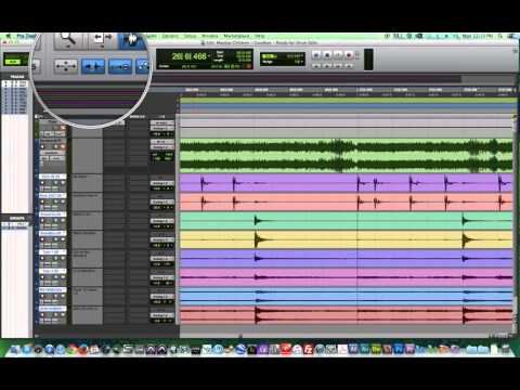 Pro Tools 11 - #24 - Using Beat Detective to Correct Drum Timing