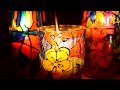 Glasses Painted Stained Glass Paints Candle Inside FREE STOCK VIDEOS NO COPYRIGHT VIDEOS