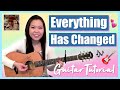 Taylor Swift Everything Has Changed Chord Guitar Today