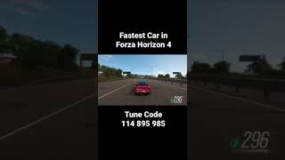This is my top speed tune for the Ferrari 599xx Evo (Fastest Car in FH4) #shorts #youtubeshorts #fh4