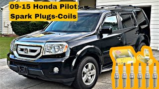 2009 - 2015 Honda Pilot Spark Plugs and Ignition Coils Replacement