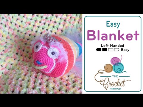 Left Hand Crochet for Beginners Baby Blanket Pattern The Crochet Crowd