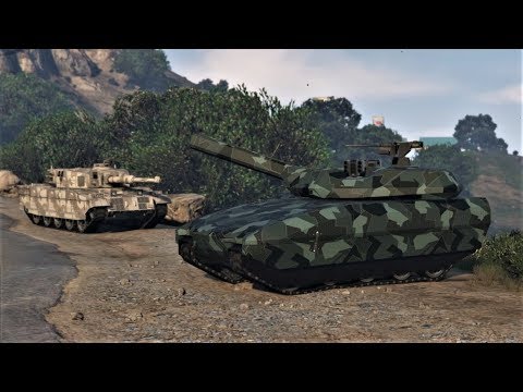 Our New TM-02 Khanjali PL-01 Concept Tank Customization & Review! - Lets Play GTA5 Online HD E337