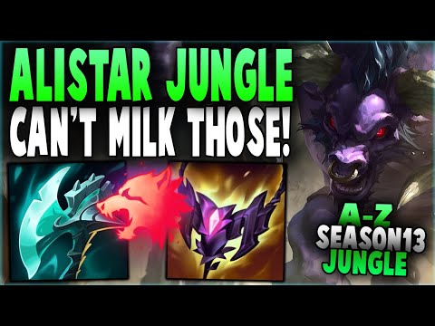 Season 13 ALISTAR Jungle Is A Menace! Ap Cow Burst Anyone Who Tries To Mild Him! - League Of Legends