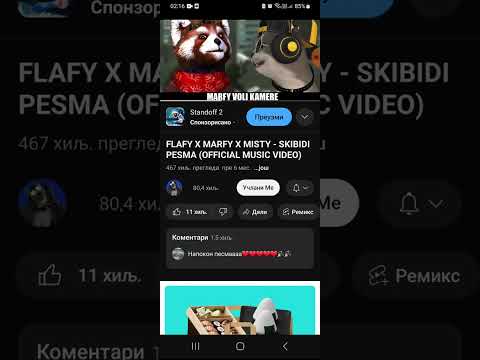 Reakcija na skibidi pesmu flafy x marfy x misty.