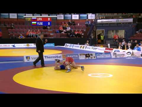 Nice Ankle Pick - 2014 European Championship - Vantaa (FIN) - LIPATOVA (RUS) FW - 60 kg