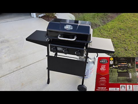 3 Burner Gas Grill from Walmart Assembly