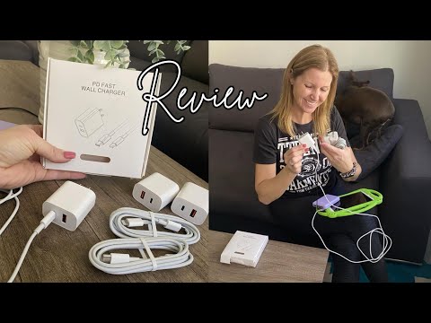 3 pcs USB C Fast Wall Chargers for iOS | Review + Demo