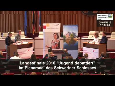 Finale "Jugend debattiert" Sekundarstufe II