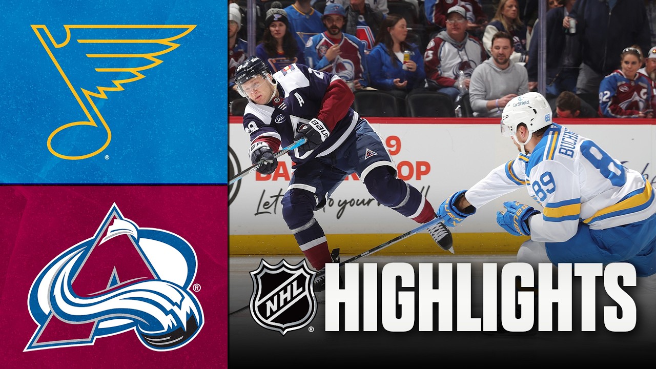 Blues vs. Avalanche | NHL Highlights | April 05, 2026